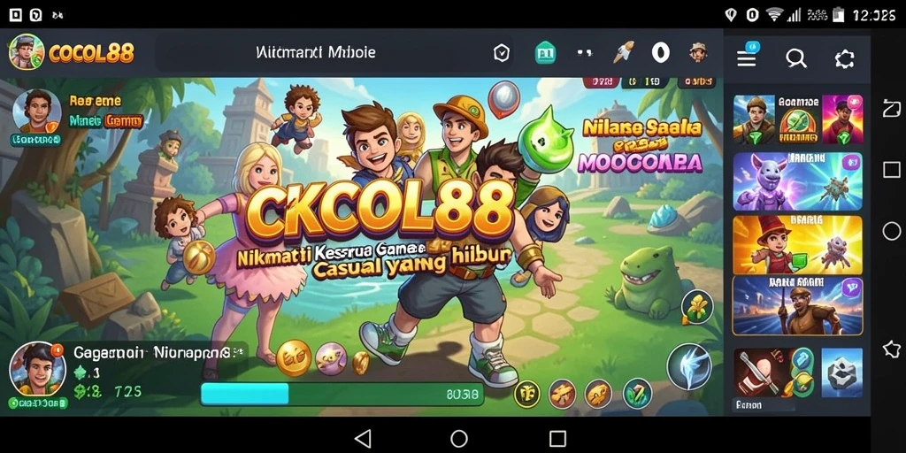 Tampilan gameplay seru dari COCOL88 yang menghibur.