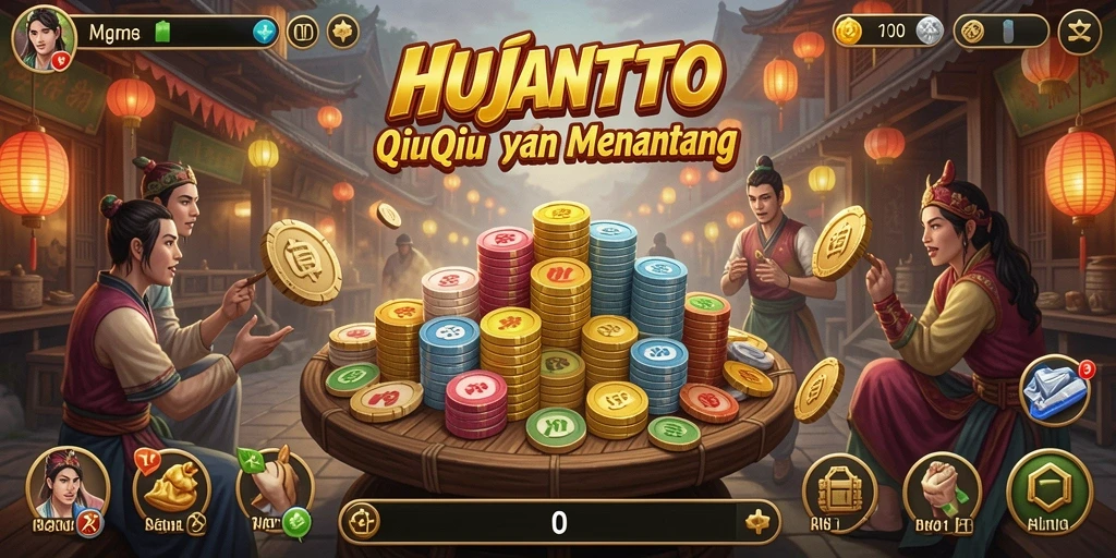 Tampilan gameplay HUJANTOTO yang seru dan menarik.