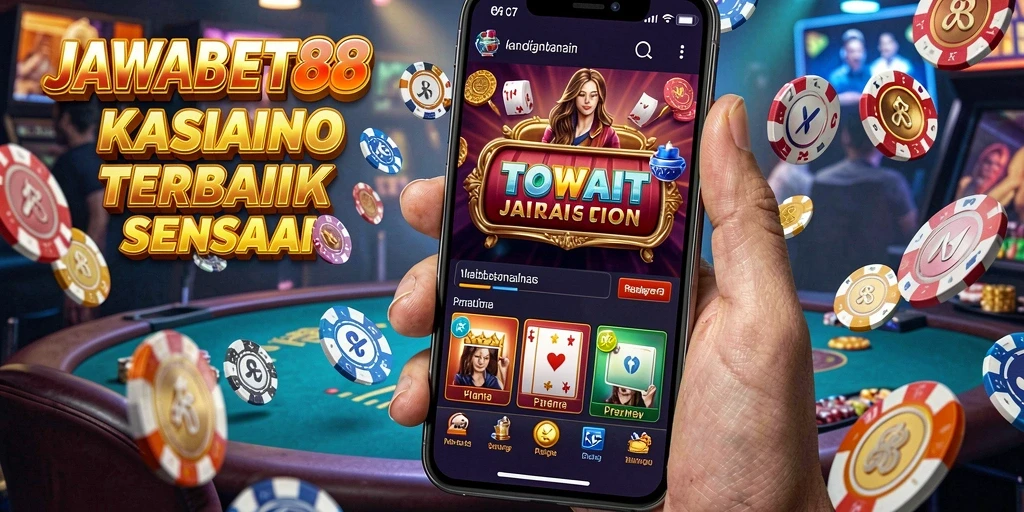 Tangkapan layar gameplay JAWABET88 yang menampilkan suasana kasino yang nyata.