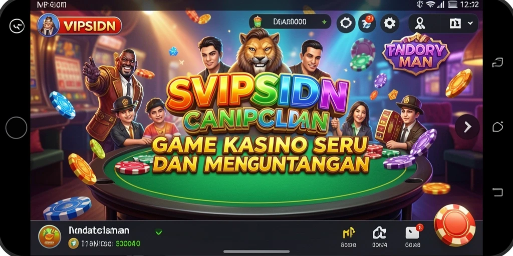 Tampilan menarik dari gameplay seru di SVIPSIDN yang memenangkan hati pemain.