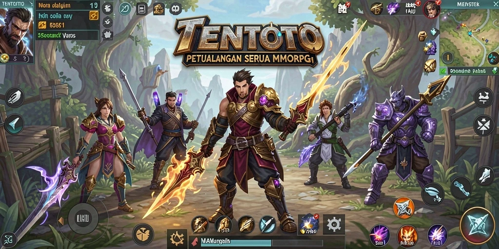Gameplay seru dan grafis menakjubkan di TENTOTO.